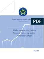 Quality Improvement Training Manual in ETHIOPIA