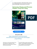 (PDF Download) Power Microelectronics Device and Process Technologies Yung Chii Liang Fulll Chapter