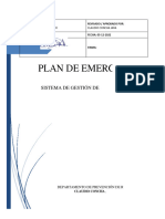 Plan de Emergencia y Evacuación