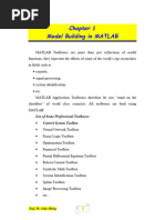 Lec 1 Model Building in MATLAB