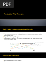 12) Median Voter Theorem