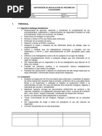 1119-PETS-Supervisión de Instalación de Piezómetros Casagrande (Simple Y-O Multinivel)