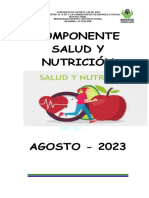 Informe de Actas Agosto