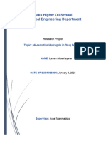 PH-sensitive Hdyrogels in Drug Delivery Final