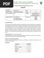 Course Outline - SDM - PGP T1 2024