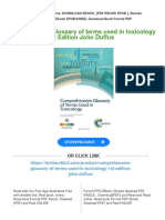 Full Download Comprehensive Glossary of Terms Used in Toxicology 1st Edition John Duffus PDF