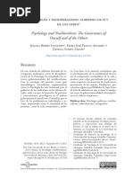 Ceditorial, (D2) Psicologiìa y Neoliberalismo - Gobierno de Siì y de Los Otros