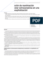 Implementación de Reanimación Cardiopulmonar Extracorpórea en Una Unidad de Hospitalización