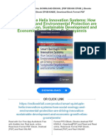 Get Smart Quintuple Helix Innovation Systems: How Social Ecology and Environmental Protection Are Driving Innovation, Sustainable Development and Economic Growth Elias G. Carayannis Free All Chapters