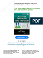 Computational Fluid Dynamics in Food Processing 2nd Edition Da-Wen Sun (Editor) 2024 Scribd Download