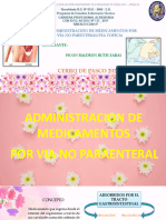 Via de Administracion Enteral (Topica)