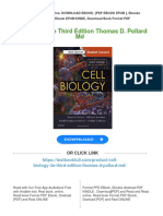 (PDF Download) Cell Biology, 3e Third Edition Thomas D. Pollard MD Fulll Chapter