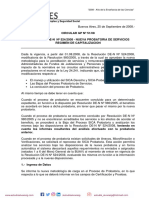 Anses Circular GP #51/08 Resolucion De-N #524/2008 - Nueva Probatoria de Servicios Regimen de Capitalizacion 25/09/2008