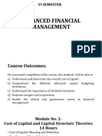 Advanced Financial Management