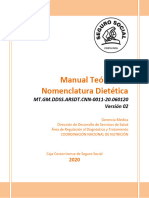 Manual de Nomenclatura Dietetica Actualizado