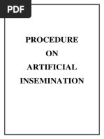 Procedure On Artificial Insemination - 125525