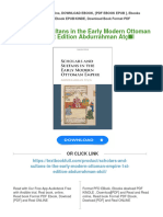 Scholars and Sultans in The Early Modern Ottoman Empire 1st Edition Abdurrahman Atçıl Download PDF