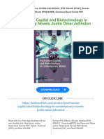 (FREE PDF Sample) Posthuman Capital and Biotechnology in Contemporary Novels Justin Omar Johnston Ebooks