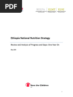 Ethiopia National Nutrition Strategy Final Report