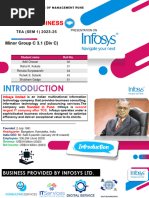 Digital Business Infosys Analysis