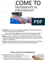 Electrotherapy in Physiotherapy