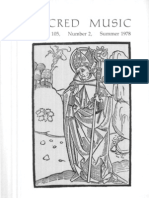 Sacred Music, 105.2, Summer 1978 The Journal of The Church Music Association of America