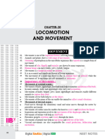 Locomotion and Movement: Chapter-20