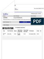 IndiGo Itinerary - X3H4YD