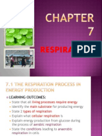 Respiration Chapter 7 Biology Form 4