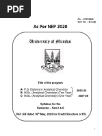 6.13 N M. Sc. Analytical Chemistry Sem I II