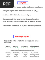 Alkyne Chemistry