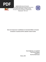 Ensayo Contrataciones Públicas en Venezuela