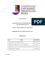 LAW506 Admin Law Assingment