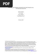 II Measuring and Managing Operational Risk in The Financial Sector, An Integrated Framework