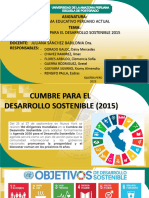 Cumbre para El Desarrollo Sostenible 2015