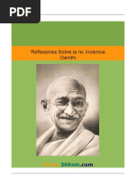 Gandhi - Reflexiones Sobre La No Violencia