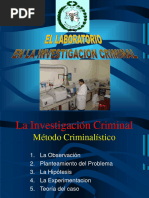 Clase - El Laboratorio en La Investigacion Forense