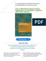 Get The Sulphur Cap in Maritime Supply Chains Environmental Regulations in European Logistics Olli-Pekka Hilmola Free All Chapters