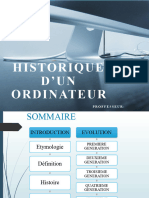 Historique D'un Ordinateur