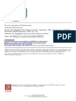 Paul Streeten Poverty Measurement