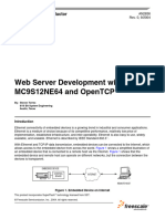 Web Server With 9S12NE64