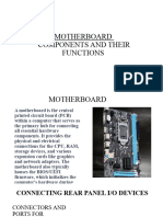 Motherboard Components and Their Functions