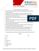 Simultaneous Linear Equations - Important Qs - 06. ICSE09M - Simultaneous Equations Word Problems