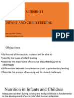 Paediatric I Session Two Infant Feedin