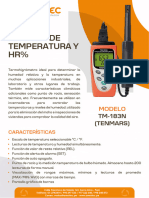 FT - Termohigrómetro TM-183N