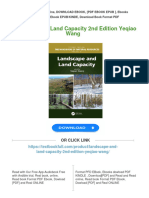 Landscape and Land Capacity 2nd Edition Yeqiao Wang All Chapter Instant Download