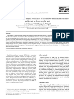 Statistical Variations in Impact Resistance of Steel Fiber-Reinforced Concrete Subjected To Drop Weight Test