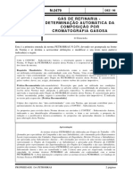 N-2479 Gás de Refinaria - Determinação Automática Da Composição Por Cromatografia Gasosa