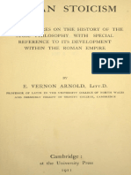 Roman Stoicism by Edward Vernon Arnold