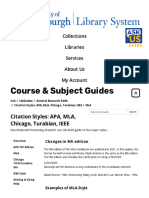 MLA - Citation Styles - APA, MLA, Chicago, Turabian, IEEE - LibGuides at University of Pittsburgh